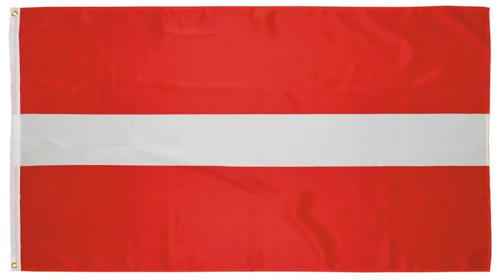 Fahne, Lettland, Polyester, 90 x 150 cm