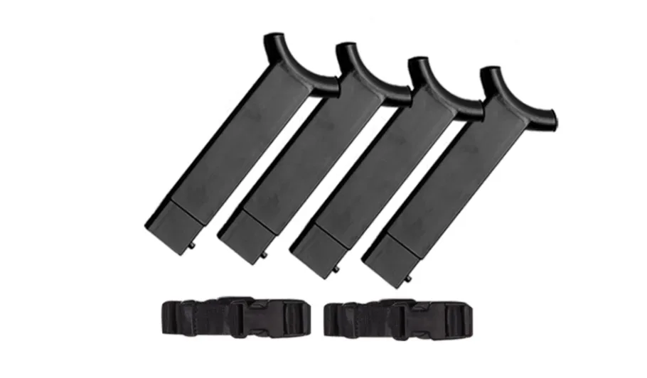 Disc-O-Bed - Bunk-Kit 4-er Set Zusatzstücke + 2 Sicherheitsriemen (zum Etagenbett-Ausbau)