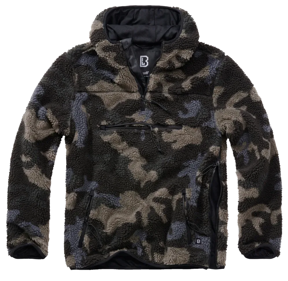 Brandit - Teddyfleece Worker Pullover darkcamo