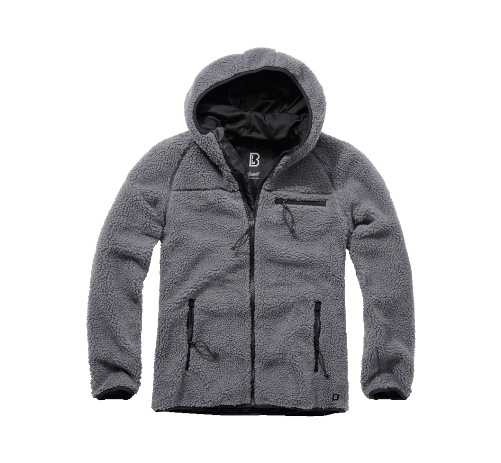Brandit - Teddyfleece Worker Jacket anthracite