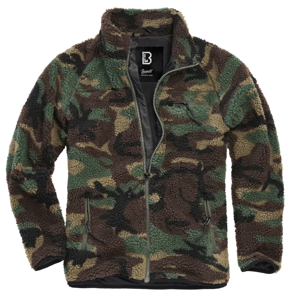 Brandit - Teddyfleece Jacket woodland
