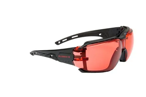Swisseye Tactical - Brille TargetV620 rubber black (Lens vermilion)