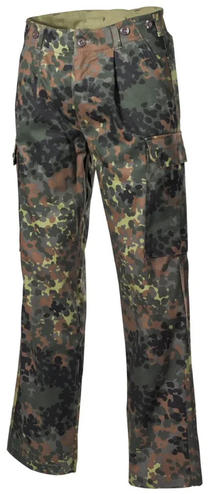 BW Feldhose, flecktarn, 5 Farben, gr. Größen, nach TL