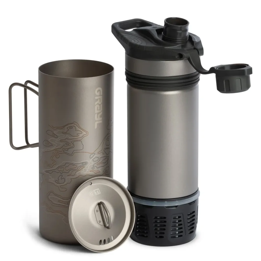 Grayl GeoPress Purifier Titanium Flasche