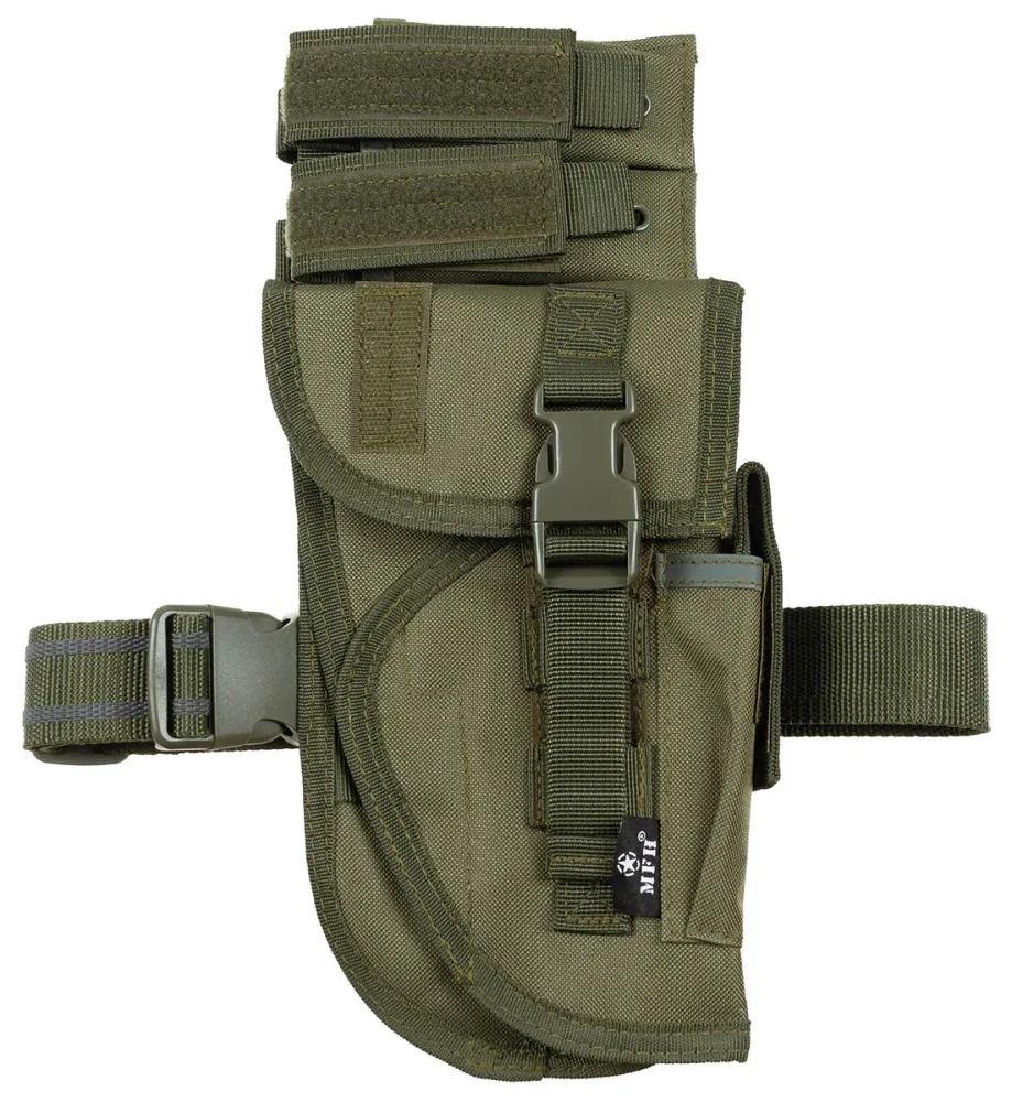 Pistolenbeinholster, oliv, 