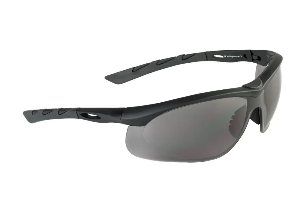 Swisseye Tactical - Brille Lancer rubber black (smoke)
