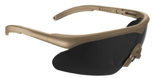 Swisseye Tactical - Brille Raptor Pro rubber brown (Grösse S)