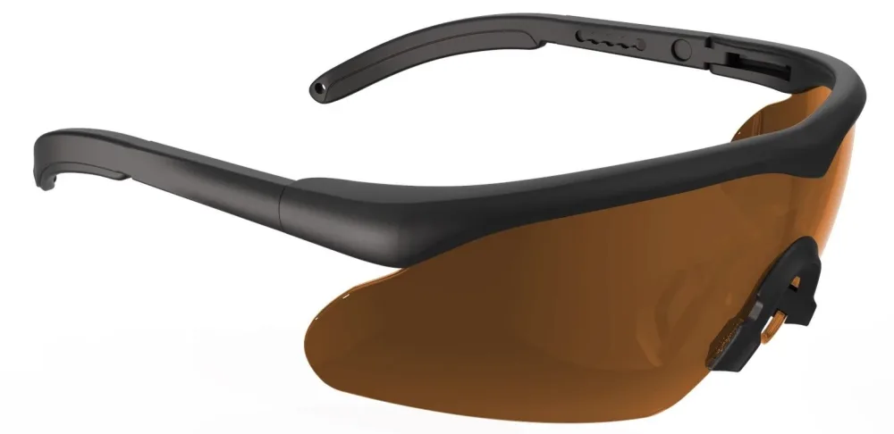 Swisseye Tactical - Brille Raptor Pro rubber black (Laser Lens Brown) Grösse M