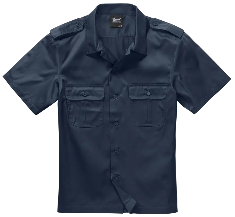 Brandit - US Shirt Short Sleeve navy