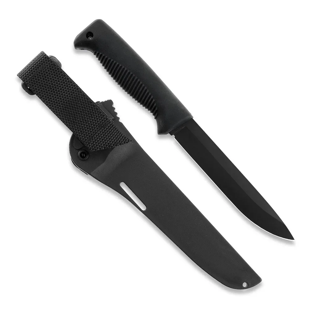 Peltonen Knives - M95 Ranger Puukko schwarz, PTFE Teflon, Kompositscheide (schwarz)