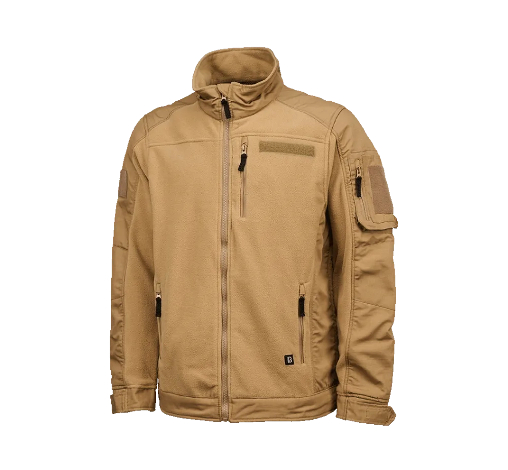 Brandit - Fleece Ripstop Jacket camel