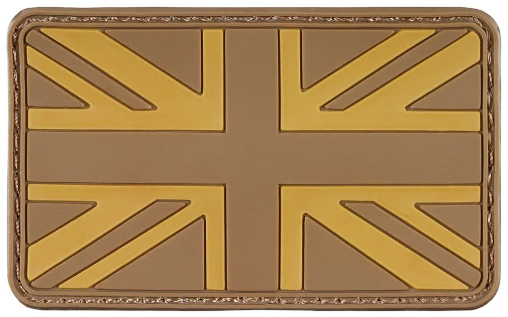 Klettabzeichen,Grossbritannien, desert, 3D, ca. 8 x 5 cm