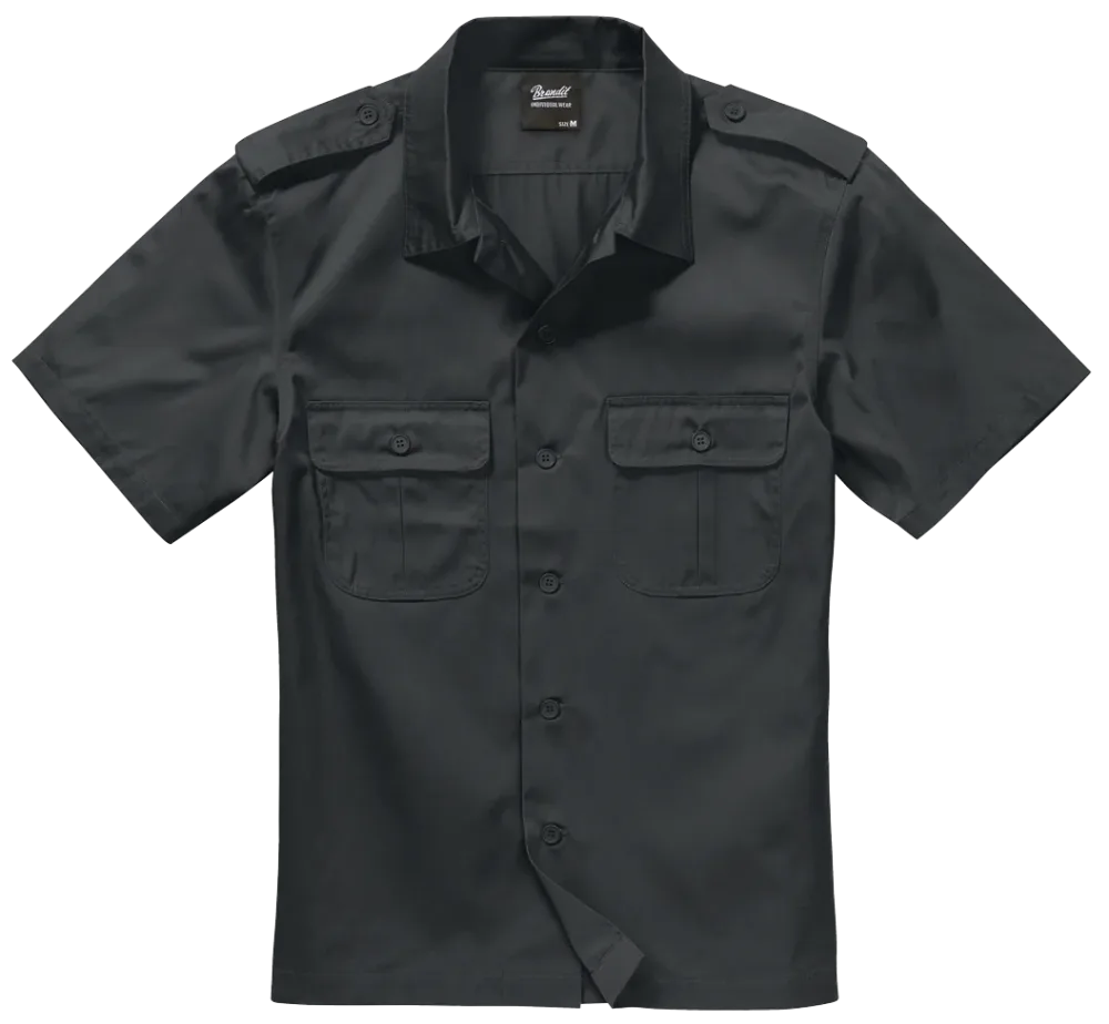 Brandit - US Shirt Short Sleeve black