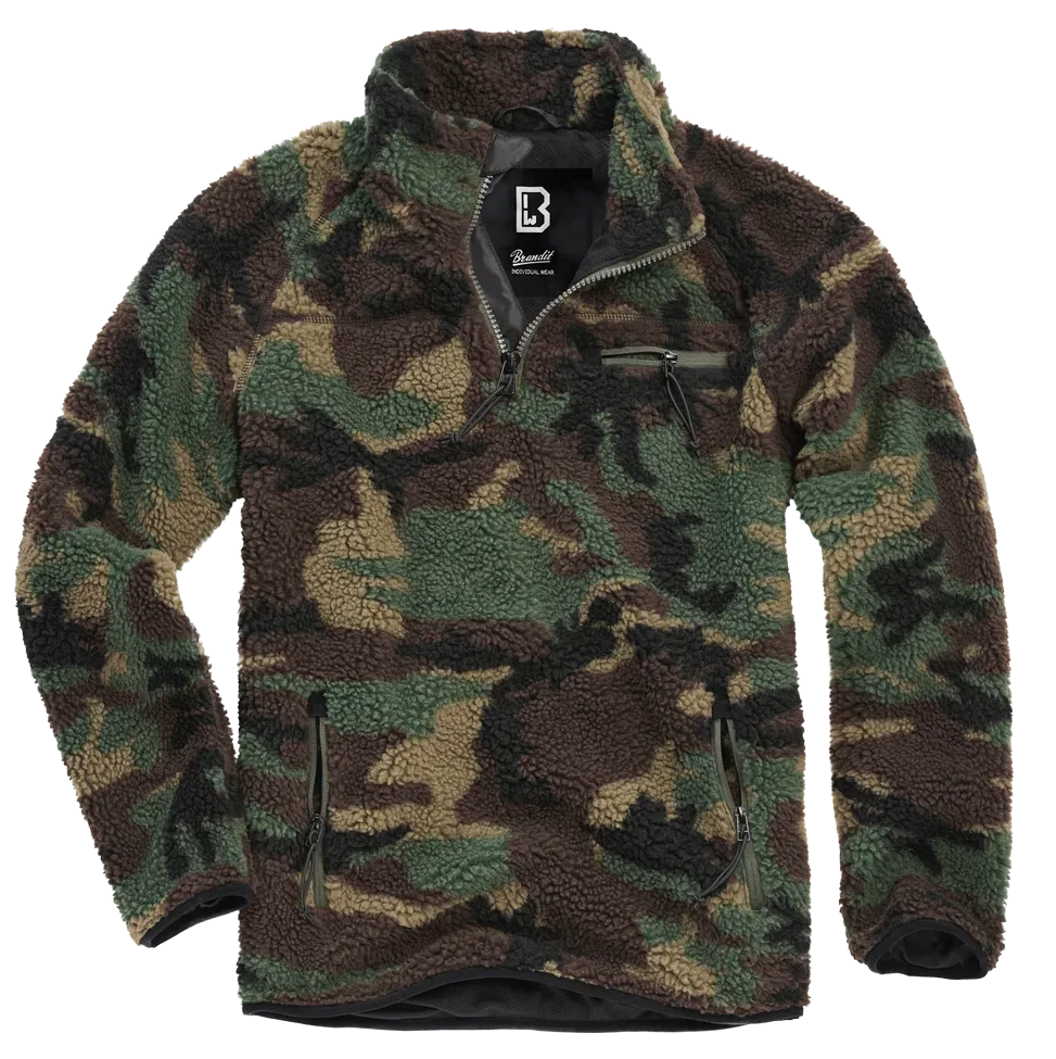 Brandit - Teddyfleece Troyer woodland
