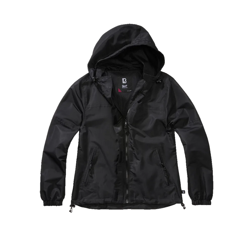 Brandit - Women Summer Frontzip Windbreaker black