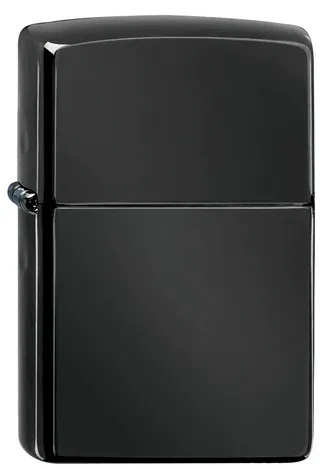 Zippo Feuerzeug - High Polish Black (schwarz poliert)