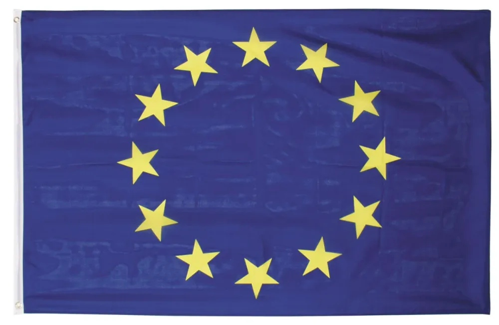 Fahne, Europa, Polyester, 90 x 150 cm