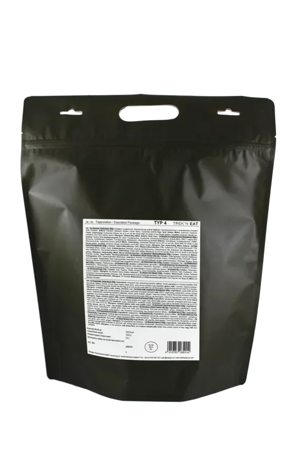 Trekn Eat Tactical - Day Ration Pack Typ 4 vegetarisch