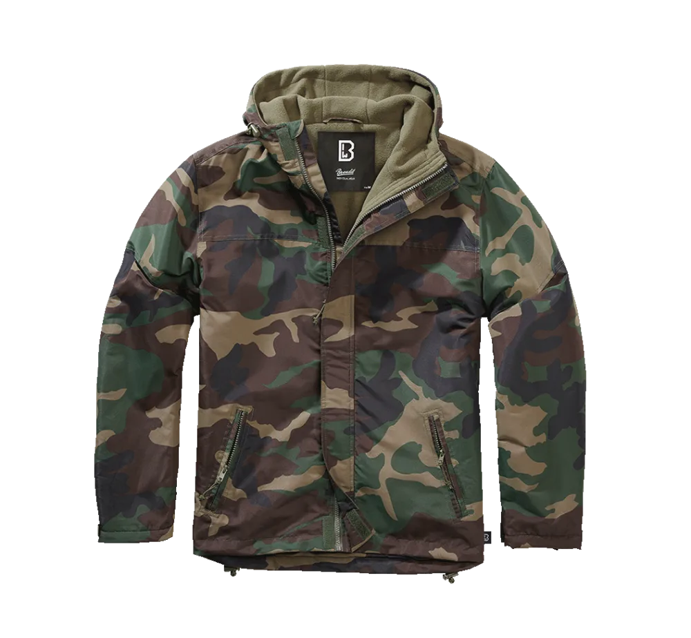 Brandit - Frontzip Windbreaker woodland