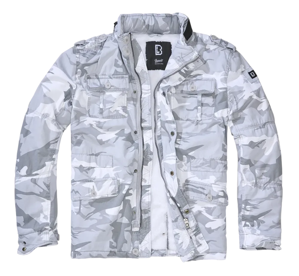 Brandit - Britannia Winter Jacket blizzard camo