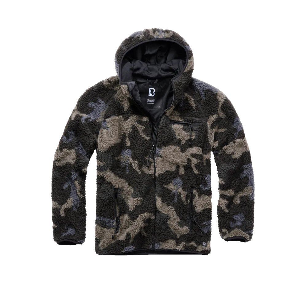 Brandit - Teddyfleece Worker Jacket darkcamo
