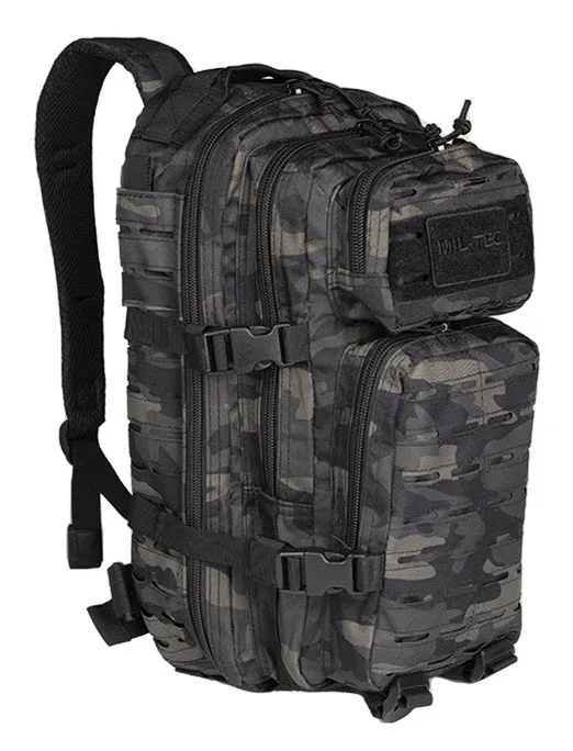US Assault Tactical Rucksack Lasercut small - darkcamo