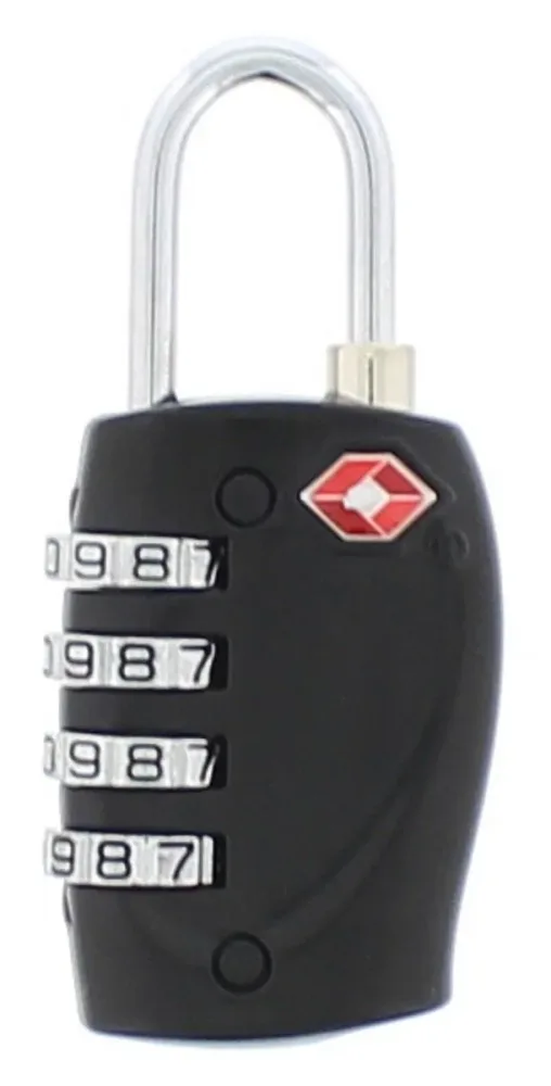 TSA Zahlenschloss mit 4-stelligen Code (6,9x3,1x1,4 cm)