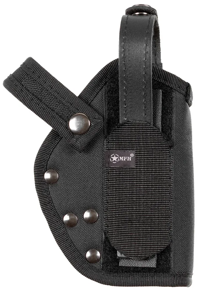 Pistolenholster, P1, rechts, schwarz