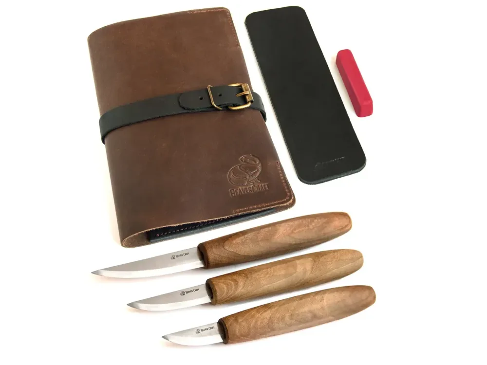 BeaverCraft - S19X Premium-Schnitzset (Walnuss)