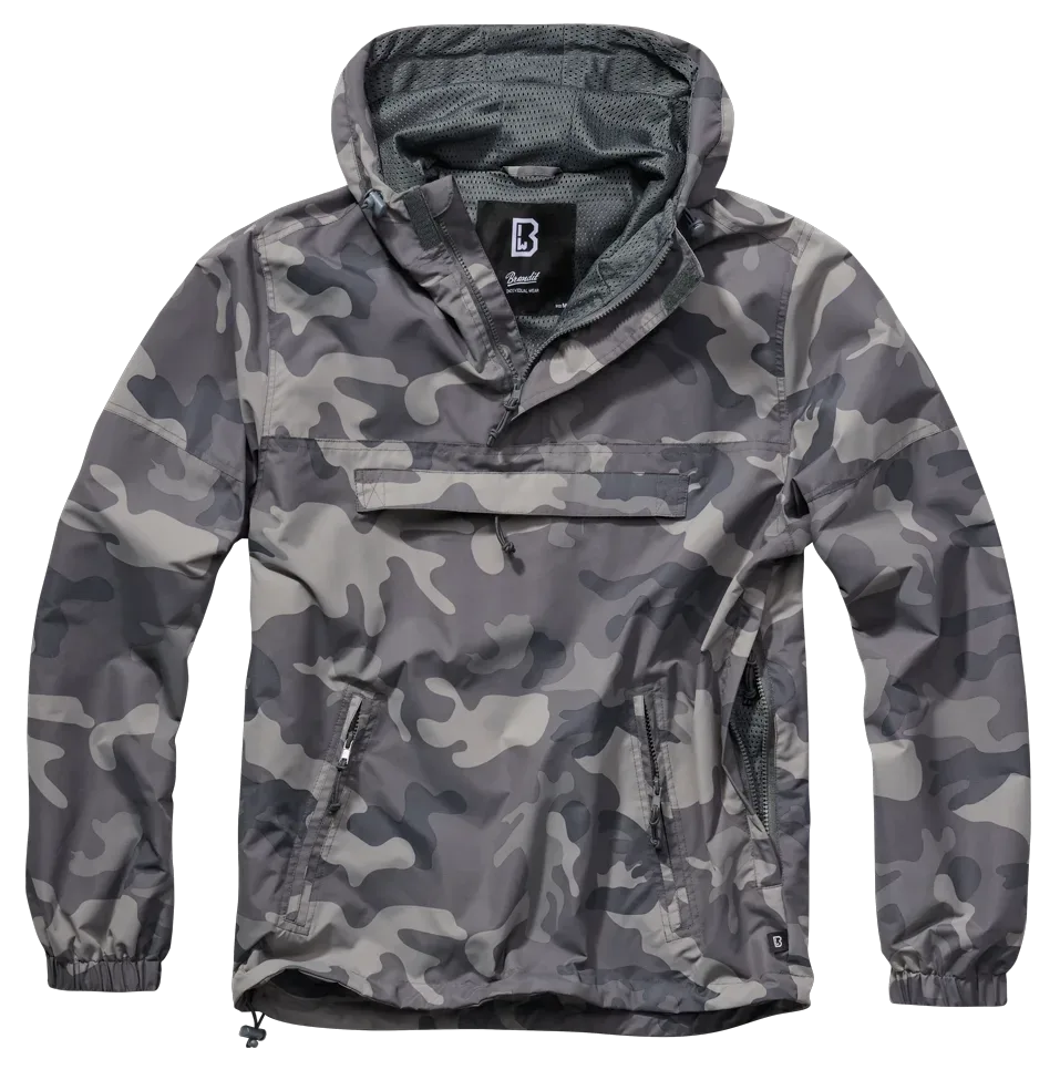 Brandit - Summer Windbreaker grey camo
