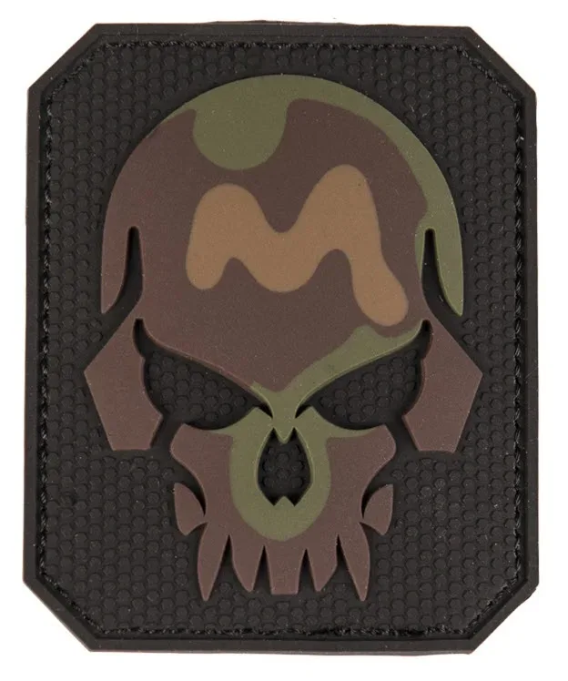 Klettabzeichen 3D skull large - tarn
