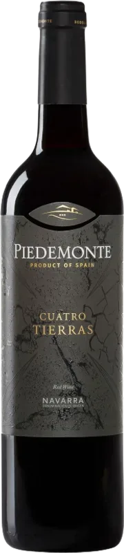 Navarre Piedemonte Crianza Cuatro Tierras DO Bodegas Piedemonte - 2015 - Oberer Ebro, Spanien