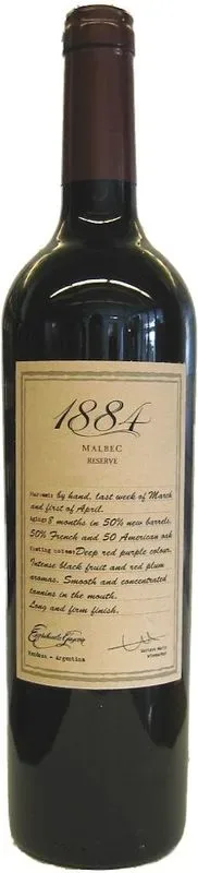 1884 Malbec Estate Grown Escorihuela Gascon - 2022 - Mendoza, Argentinien
