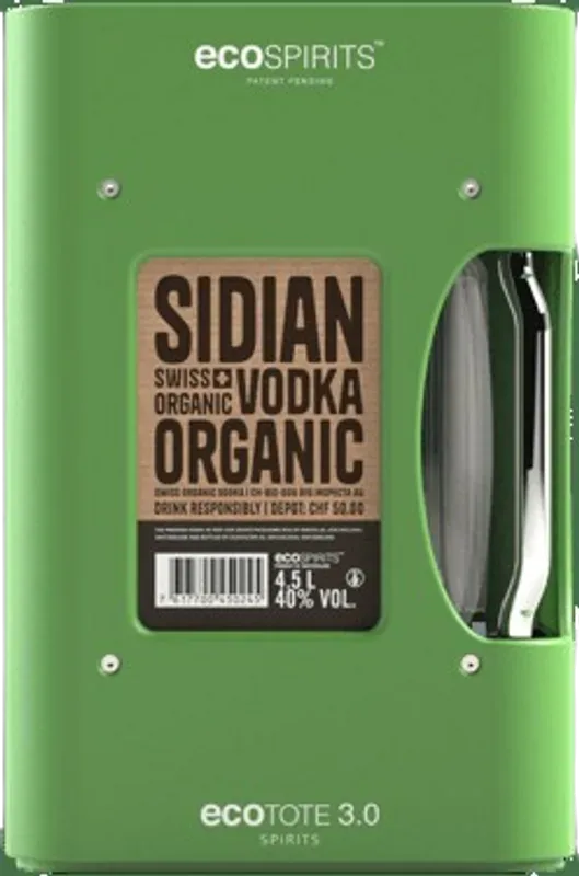 Sidian Swiss Organic Wheat Vodka Diwisa Distillerie Willisau AG - Schweiz