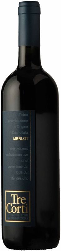 Tre Corti Merlot Ticino DOC Fratelli Corti - 2023 - Tessin, Schweiz