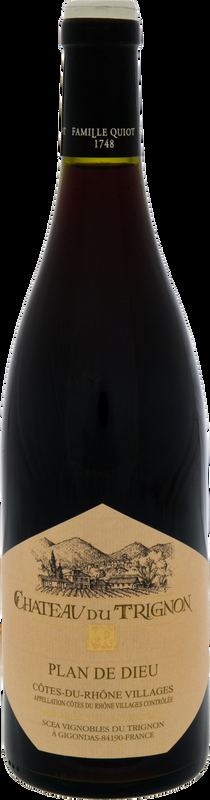 Plan de Dieu A.O.C. Château du Trignon - 2014 - Côtes du Rhône, Frankreich