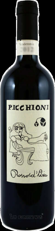 Rosso d'Asia, Pavia IGT Andrea Picchioni - 2021 - Lombardei, Italien