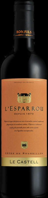 Château L'Esparrou Le Castell Côtes du Roussillon AOP Bonfils - 2018 - Midi - Languedoc-Roussillon, Frankreich
