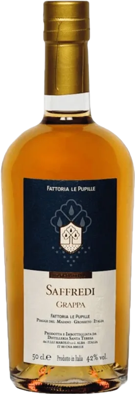 Grappa di Saffredi Fattoria Le Pupille - Toskana, Italien