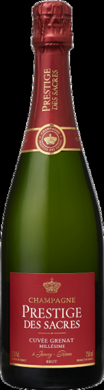 Champagne Prestige des Sacres cuvée grenat Millesime Brut Prestige des Sacres - 2015 - Champagne, Frankreich