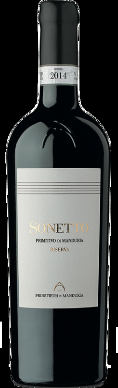 Sonetto Primitivo di Manduria Riserva DOP Produttori Vini di Manduria - 2014 - Apulien, Italien