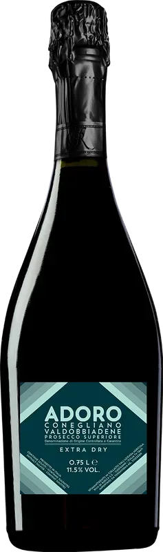 ADORO Prosecco Conegliano Valdobbiadene Superiore Extras Dry DOCG Col di Rocca - Veneto, Italien
