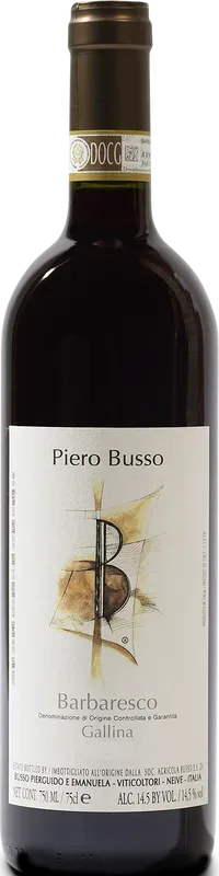 Barbaresco DOCG Gallina Piero Busso - 2019 - Piemont, Italien