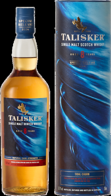 Talisker 8y Tidal Churn Special Release Single Malt Scotch Whisky Talisker Distillery - 2024 - Schottland, Grossbritannien