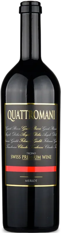 Quattromani Merlot del Ticino DOC SPW TICINO (Delea-Gialdi-Tamborini) - 2023 - Tessin, Schweiz