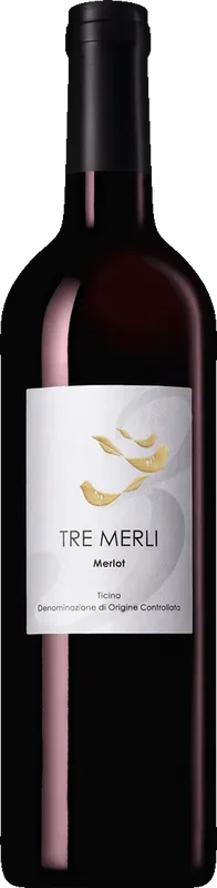 Tre Merli Merlot DOC SCHULER 1694 - 2021 - Tessin, Schweiz