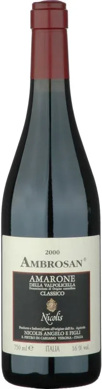 Amarone della Valpolicella DOC Classico Ambrosan Nicolis - 2013 - Veneto, Italien