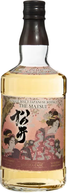 The Matsui Sakura Cask Japanese Single Malt Whisky Kurayoshi Distillery - Japan