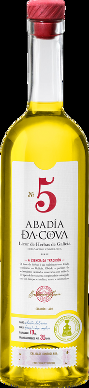 Licor de Hierbas Nr. 5 Galicia IG Abadía Da Cova - Galizien, Spanien