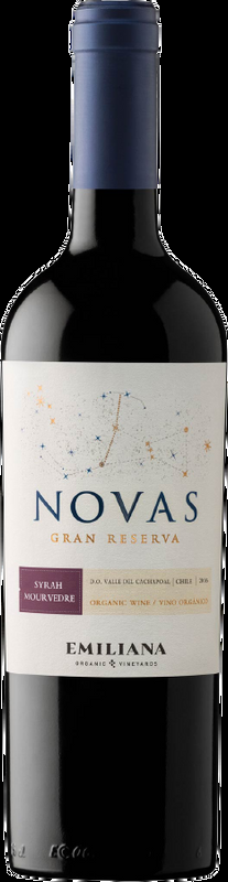 Novas Gran Reserva Syrah/Mourvedre Colchagua Valley DO Emiliana Organic Vineyards - 2018 - Valle Central, Chile